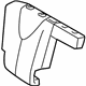 Toyota 71651-0T010 Seat Back Pad, Passenger Side