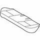 Toyota 71075-02E52-B0 Cushion Cover, Gray, Rear