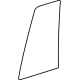 Toyota 68123-60480 Glass, Rear Door Quarter