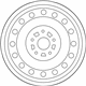 Toyota 42611-12A10 Wheel, Steel