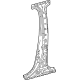 Toyota 61307-0C030 Inner Center Pillar, Passenger Side