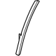 Toyota 67865-0C050 Center Pillar & Rocker Seal Strip, Passenger Side