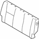Toyota 71077-52K80-B0 Seat Back Cover, Rear