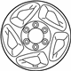 Toyota 42611-0C030 Wheel, Alloy