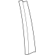 Toyota 75761-30200 Moulding, Rear Door Window Frame Toyota 75761-30200 Moulding, Rear Door Window Frame