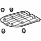 Toyota 58415-06010 Skid Plate, Rear