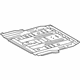 Toyota 58311-60B20 Rear Floor Pan