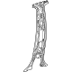 Toyota 61033-0E050 Inner Center Pillar, Passenger Side