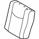 Toyota 71078-47172-B6 Seat Back Cover, Gray, Rear Driver Side