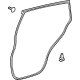 Toyota 67871-0R050 Door Weatherstrip, Passenger Side