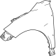 Toyota 53801-48140 Fender, Front Passenger Side