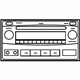 Toyota 86120-02400 AM/FM Cd