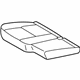 Toyota 71071-0C051-E0 Cushion Cover, Passenger Side