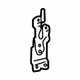 Toyota 72809-0C010 Hinge, Center