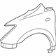Toyota 53801-52060 Fender, Front Passenger Side