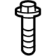 Toyota 90119-A0387 Support Assembly Bolt
