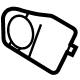 Toyota 72878-08020 Side Bracket Cover, Driver Side