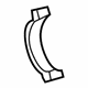 Toyota 11344-50020 Upper Plate, Rear Driver Side