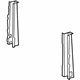 Toyota 53282-0C020 Reinforcement, Driver Side Toyota 53282-0C020 Reinforcement, Driver Side