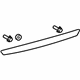 Toyota 76801-52261 License Molding, Chrome, Rear