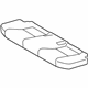 Toyota 71075-52J42-B1 Cushion Cover, Gray, Rear
