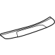 Toyota 67916-06121 Plate, Rear Door Scuff