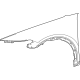 Toyota 53801-30B00 Fender, Front Passenger Side