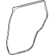 Toyota 67871-60150 Weatherstrip, Rear Door
