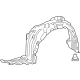 Toyota 53875-0A100 Fender Liner, Passenger Side