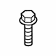 Toyota 90118-WB545 Side Mount Lower Bolt