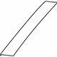Toyota 75755-WAA01 Pillar Molding, Passenger Side
