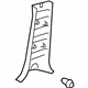 Toyota 62413-60080-A1 Lower Center Pillar Trim, Sand, Passenger Side