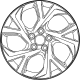 Toyota 42611-10360 Wheel, Alloy