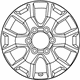 Toyota 42611-04241 Wheel, Alloy