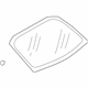 Toyota SU003-G0008 Back Glass, Rear