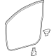 Toyota 67861-0C050 Surround Weatherstrip, Passenger Side