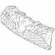 Toyota 53111-52810 Upper Grille, Front