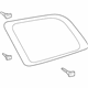 Toyota 62720-0C050 Quarter Glass, Driver Side