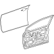 Toyota 67001-47170 Door Shell, Front Passenger Side