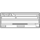 Toyota 11298-25330 Label, Emission Control Information Toyota 11298-25330 Label, Emission Control Information