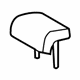 Toyota 71960-21170-B0 Headrest, Center, Rear