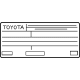 Toyota 11298-F0231 Emission Label