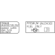 Toyota 74559-60030 Label, Fuel Information Toyota 74559-60030 Label, Fuel Information