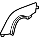 Toyota 72928-08140-B0 Under Cover Inner Cover, Gray, Rear