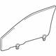 Toyota 68110-52080 Door Glass, Passenger Side
