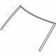 Toyota 75533-12680 Reveal Molding, Front