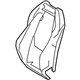 Toyota 71551-12E30 Seat Back Pad, Passenger Side