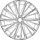 Toyota 42611-30K70 Wheel, Alloy Toyota 42611-30K70 Wheel, Alloy
