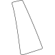 Toyota 75765-08030 Applique, Rear Passenger Side