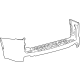 Toyota 52159-0C912 Bumper Cover, Rear Driver Side